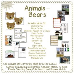 Preschool Curriculum Animals Bears