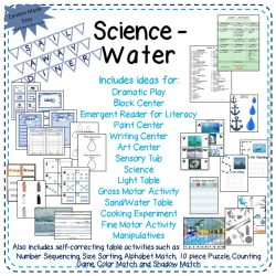 Preschool Curriculum Science - Water