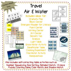 Preschool Curriculum Travel By Air and Water