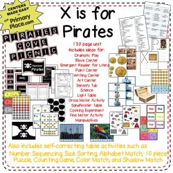 Preschool Curriculum X is for Pirates