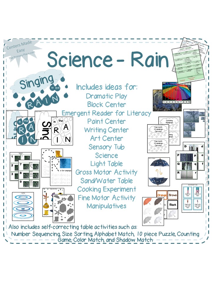 Science Rain - Kindergarten Science Curriculum